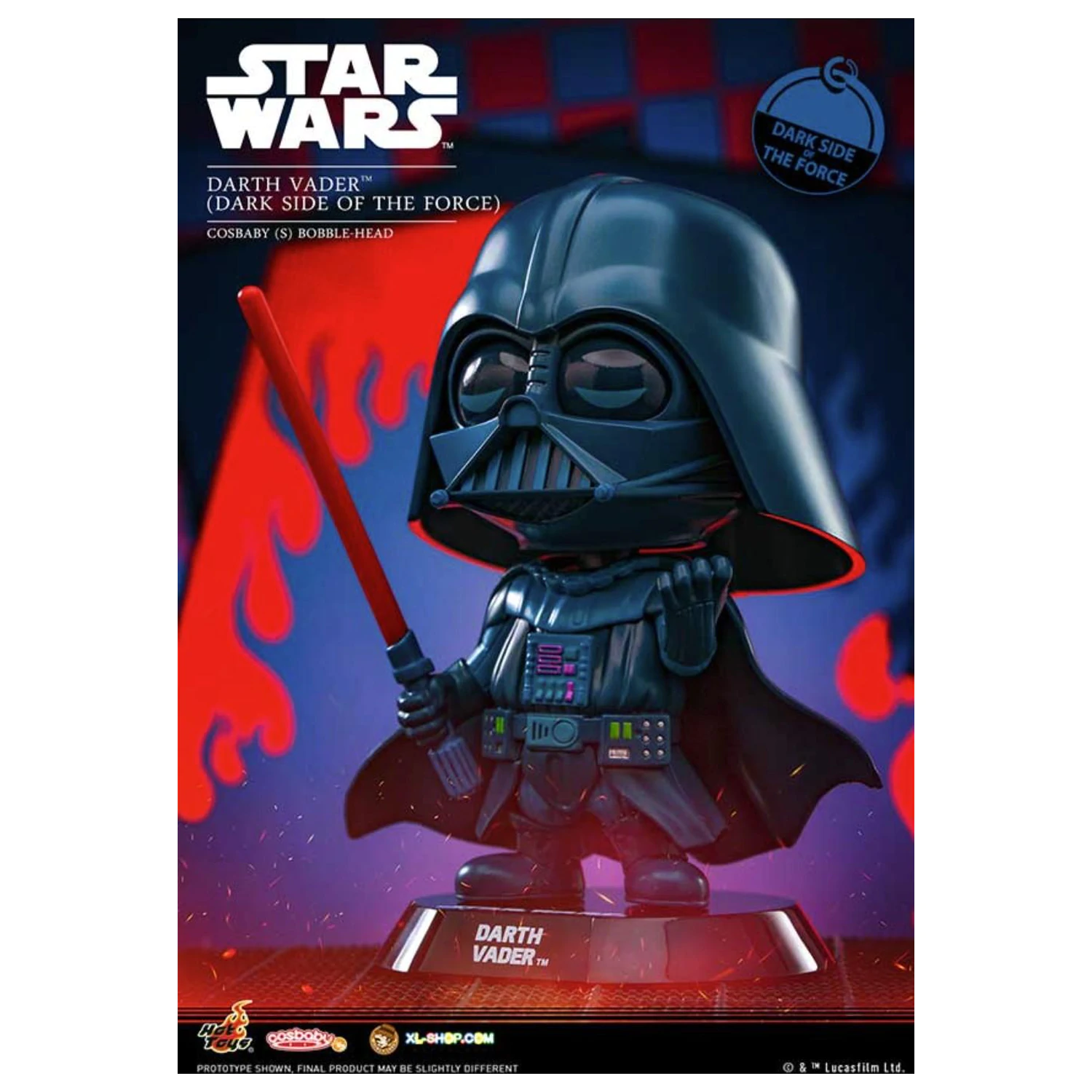 Star Wars Cosbaby Wave 4 Darth Vader Dark Side of the Force product photo