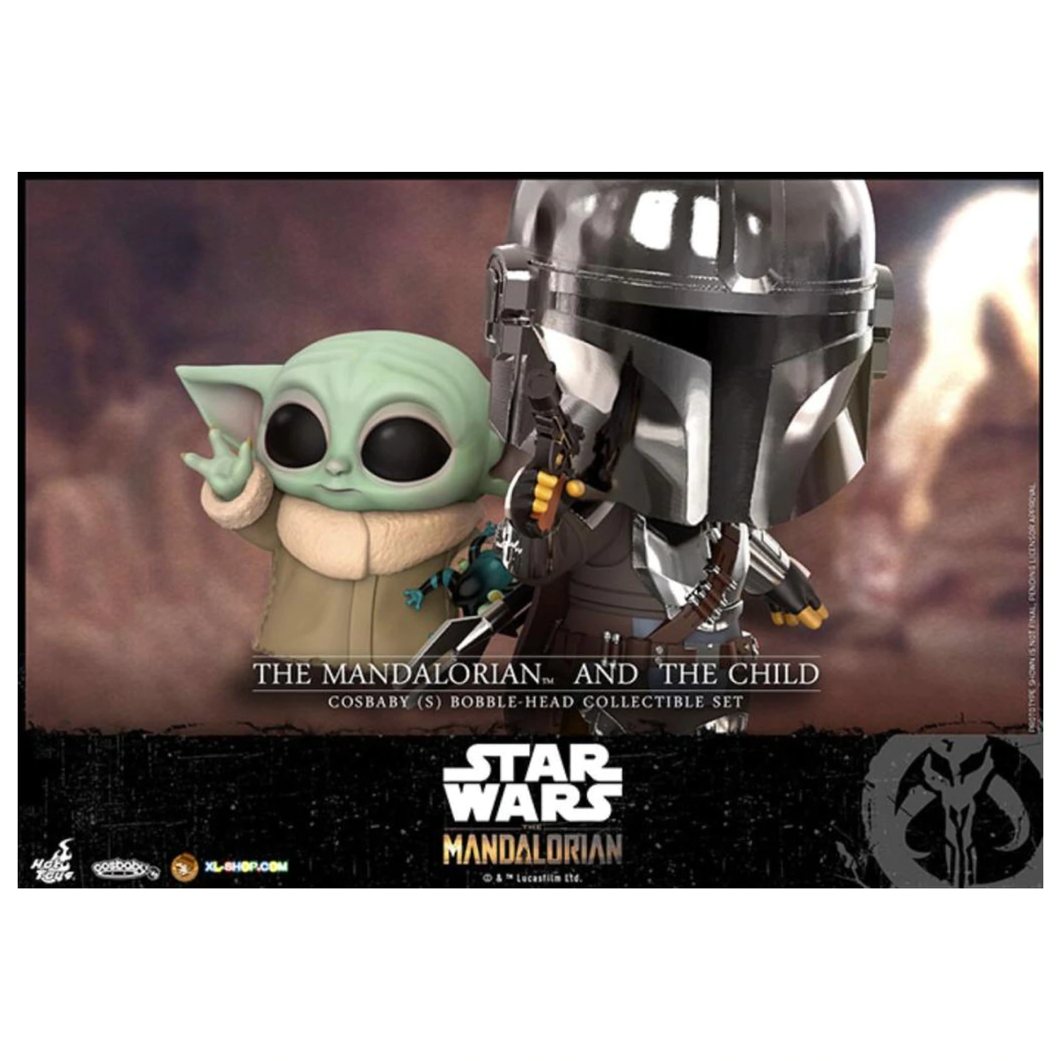 Star Wars Cosbaby Wave 5 Mandalorian & The Child Set product photo
