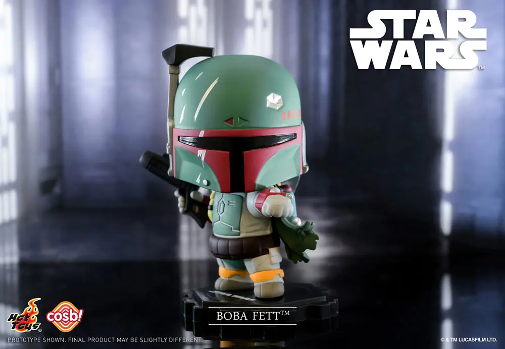 Star Wars Cosbi Mini Figure Boba Fett White 8 cm product photo
