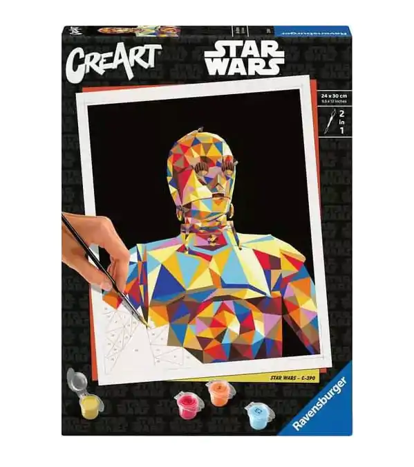 Star Wars CreArt Paint by Numbers Painting Set C-3PO 24 x 30 cm product photo
