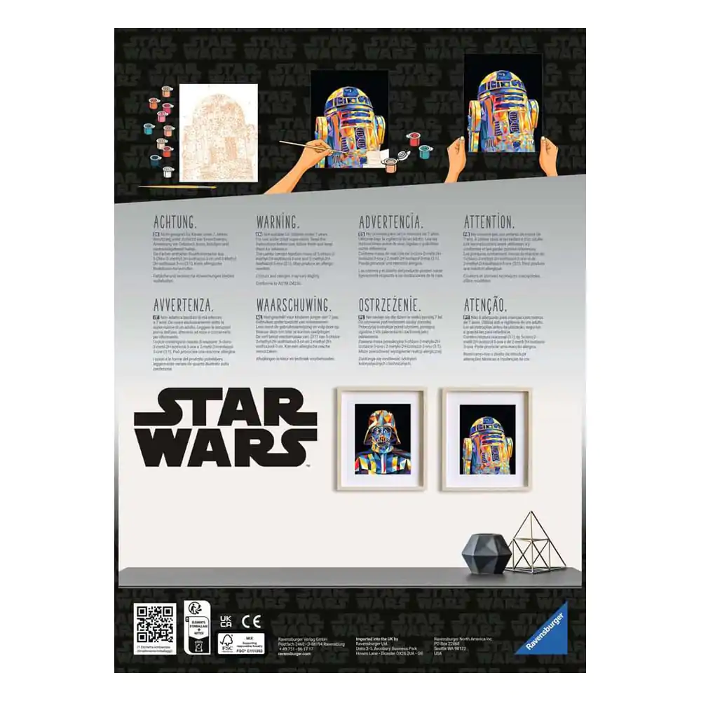 Star Wars CreArt Paint by Numbers Painting Set Darth Vader 24 x 30 cm product photo