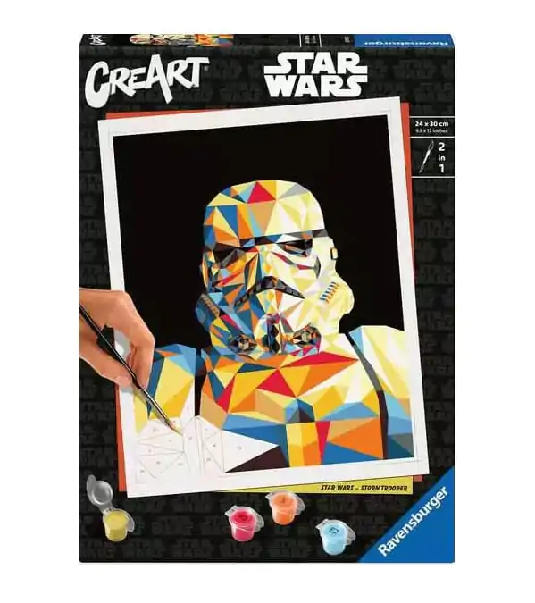 Star Wars CreArt Paint by Numbers Painting Set Stormtrooper 24 x 30 cm termékfotó