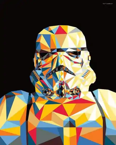 Star Wars CreArt Paint by Numbers Painting Set Stormtrooper 24 x 30 cm termékfotó