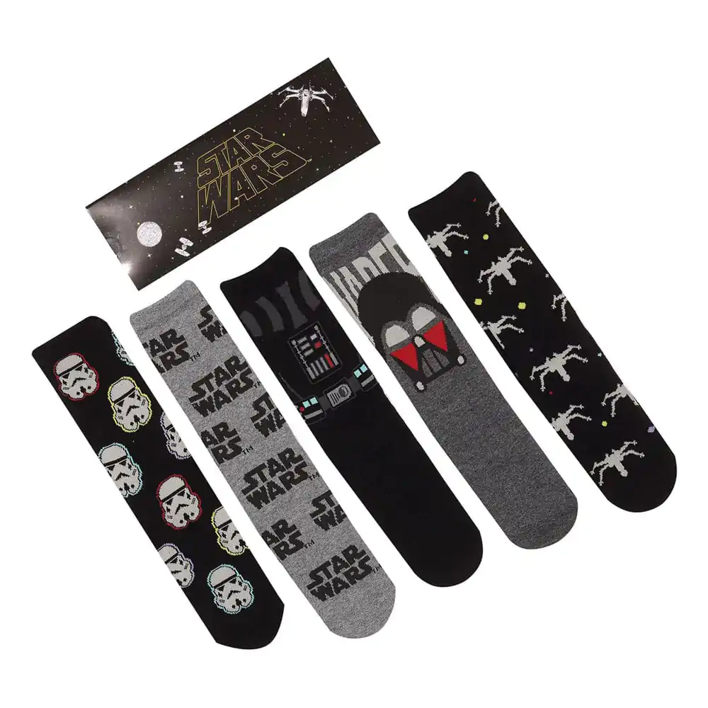 Star Wars Socks 5-Pack Dark Side L-XL product photo