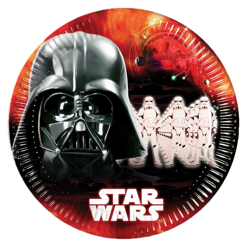Star Wars Dark Side Paper Plates 8 pcs 23 cm product photo