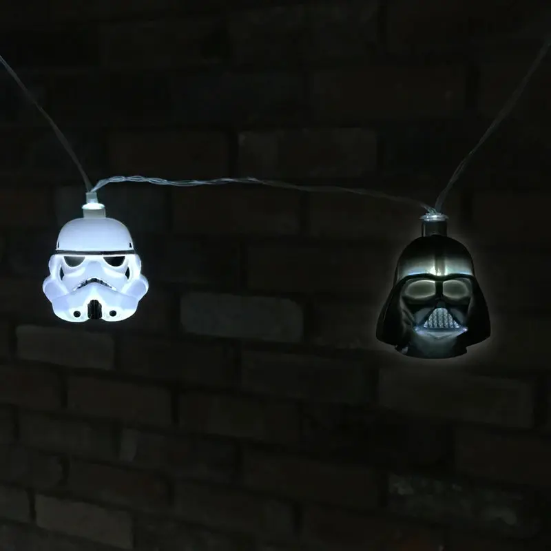 Star Wars Darth Vader & Stormtrooper 3D string lights product photo
