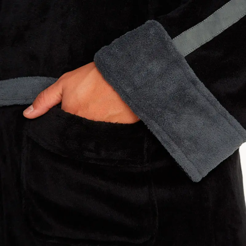 Star Wars Darth Vader mens fleece bathrobe product photo