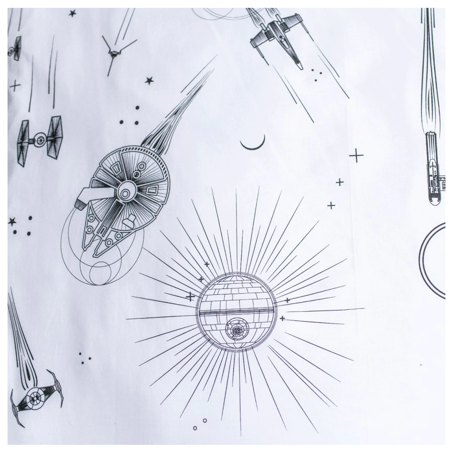 Star Wars Death Star Glow in the Dark Duvet Cover product photo