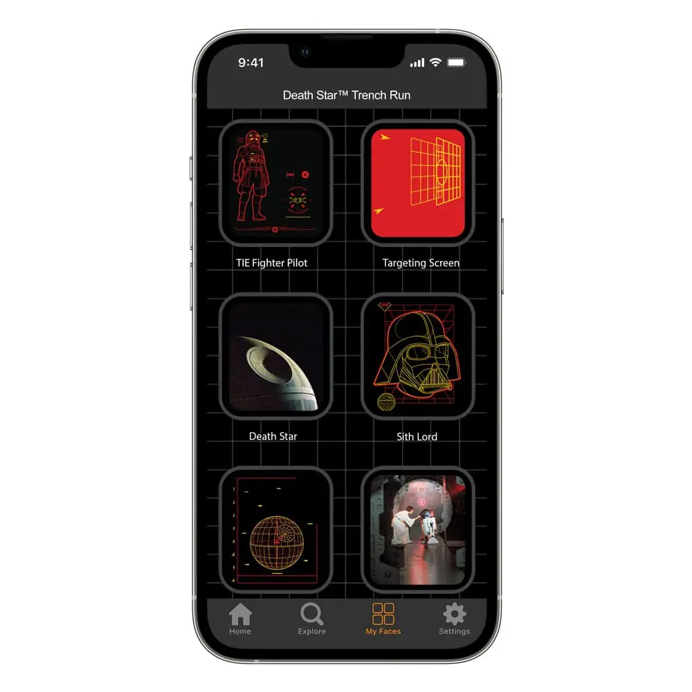 Star Wars Smartwatch-Wristband Death Star Trench Run product photo
