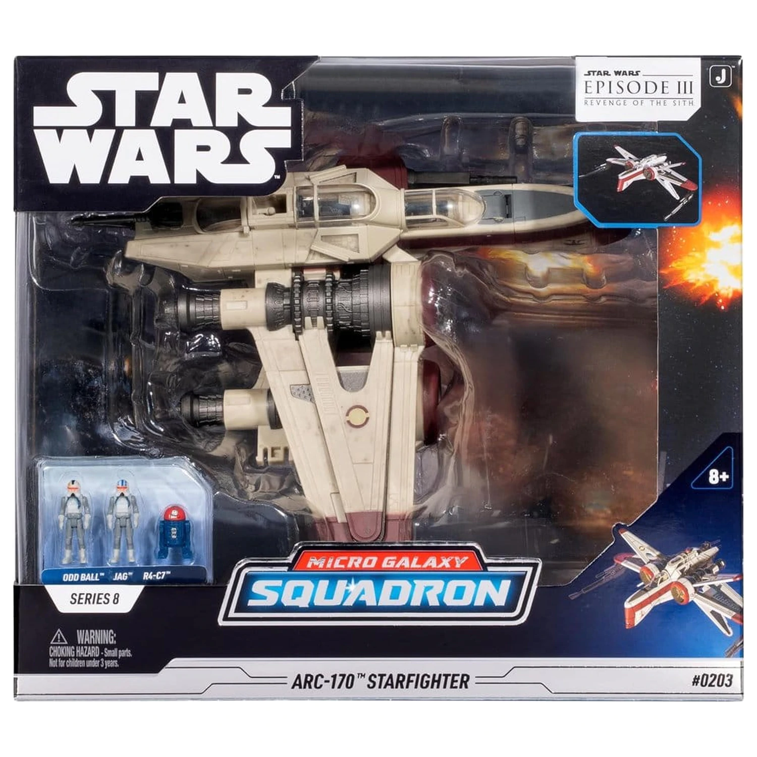 Star Wars Deluxe Vehicle ARC 170 20 cm (Series 8) product photo