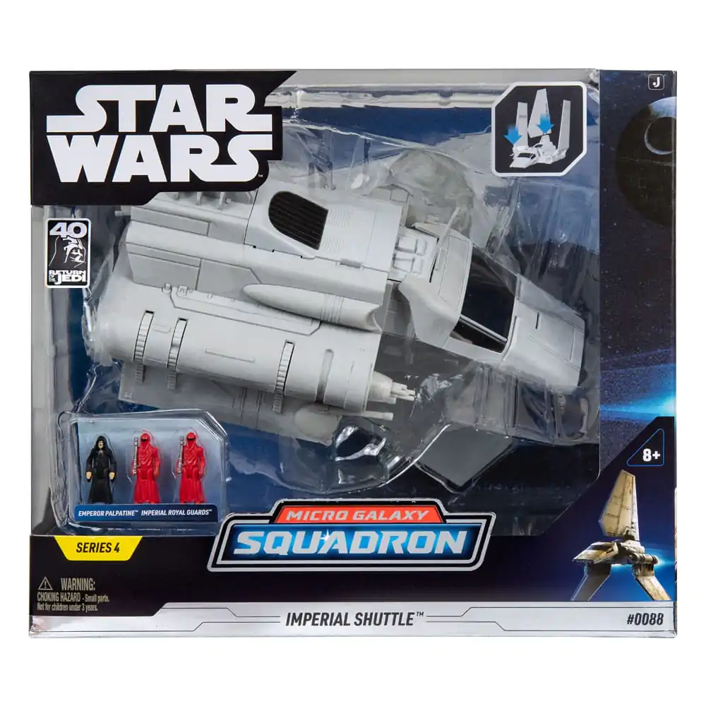 Star Wars Vehicle with Figure Deluxe Armored Imperial Shuttle 20 cm product photo