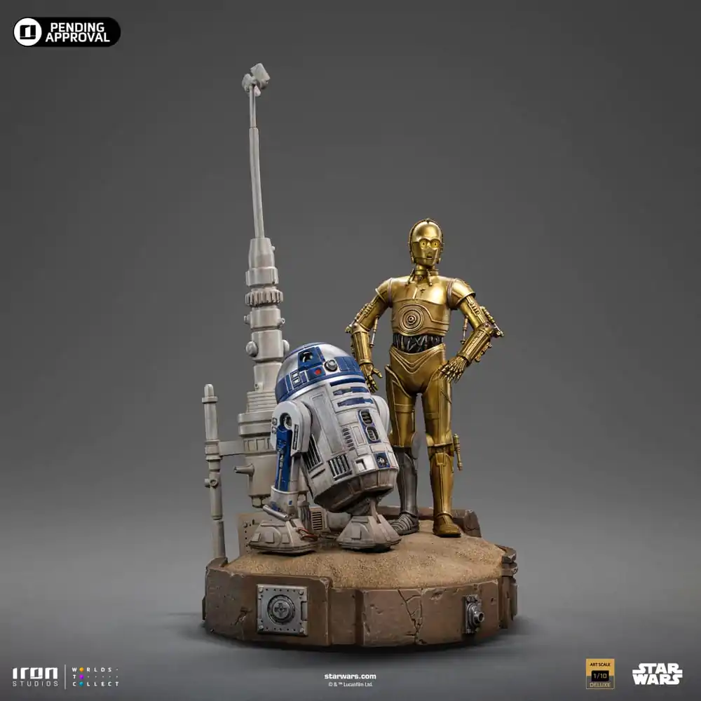 Star Wars Deluxe Art Scale Statue 1/10 C-3PO &amp; R2D2 31 cm product photo