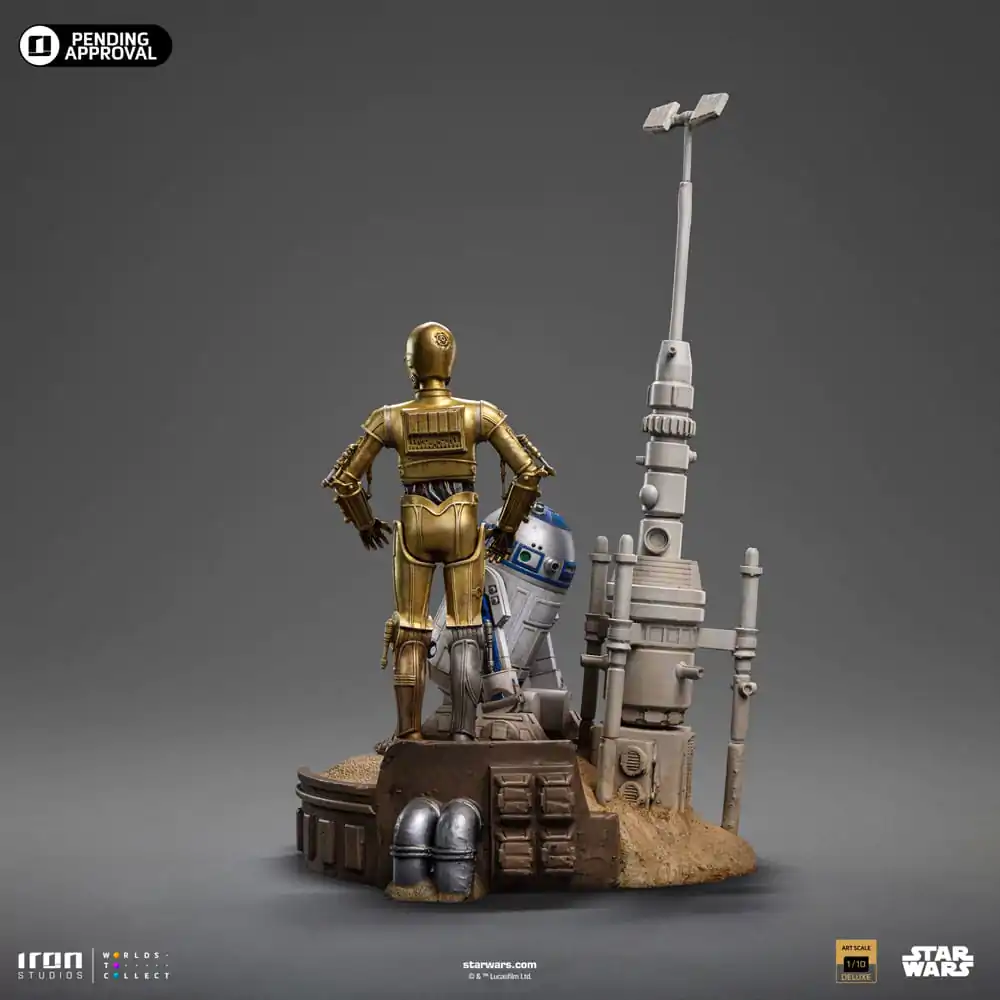 Star Wars Deluxe Art Scale Statue 1/10 C-3PO &amp; R2D2 31 cm product photo