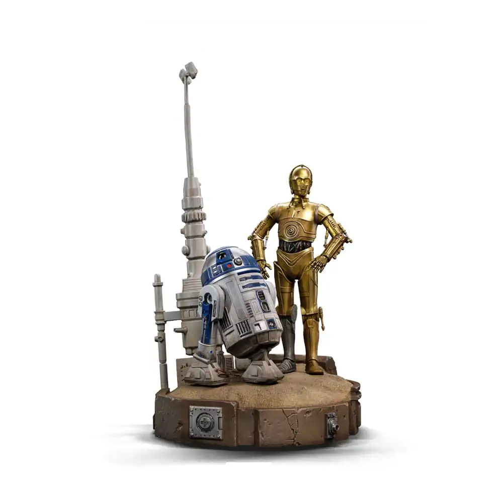 Star Wars Deluxe Art Scale Statue 1/10 C-3PO &amp; R2D2 31 cm product photo