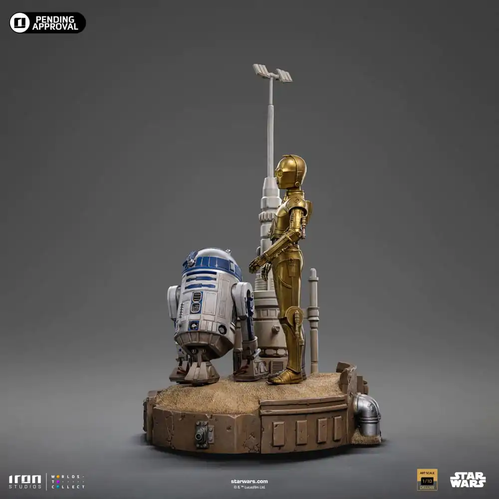 Star Wars Deluxe Art Scale Statue 1/10 C-3PO &amp; R2D2 31 cm product photo