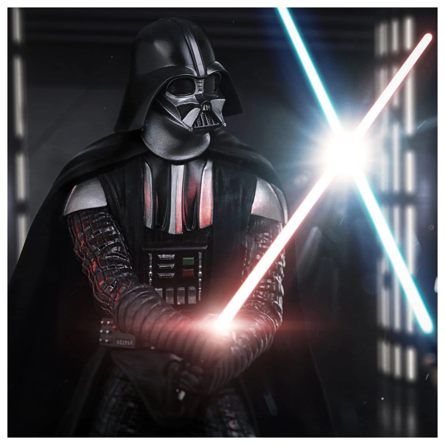 Star Wars Deluxe Art Scale Statue 1/10 Darth Vader Vs Obi-Wan Kenobi (CCXP Exclusive 2025) 24 cm product photo