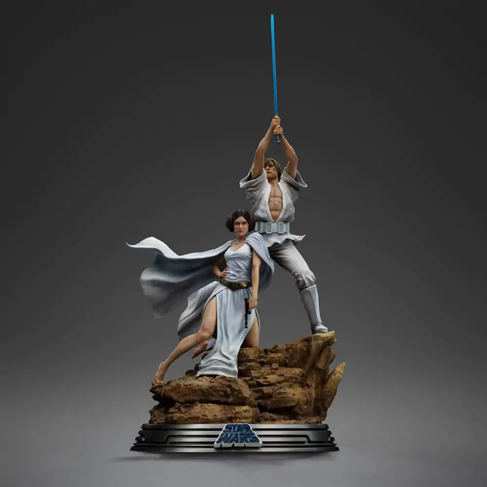 Star Wars Deluxe Art Scale Statue 1/10 Luke and Leia 41 cm product photo