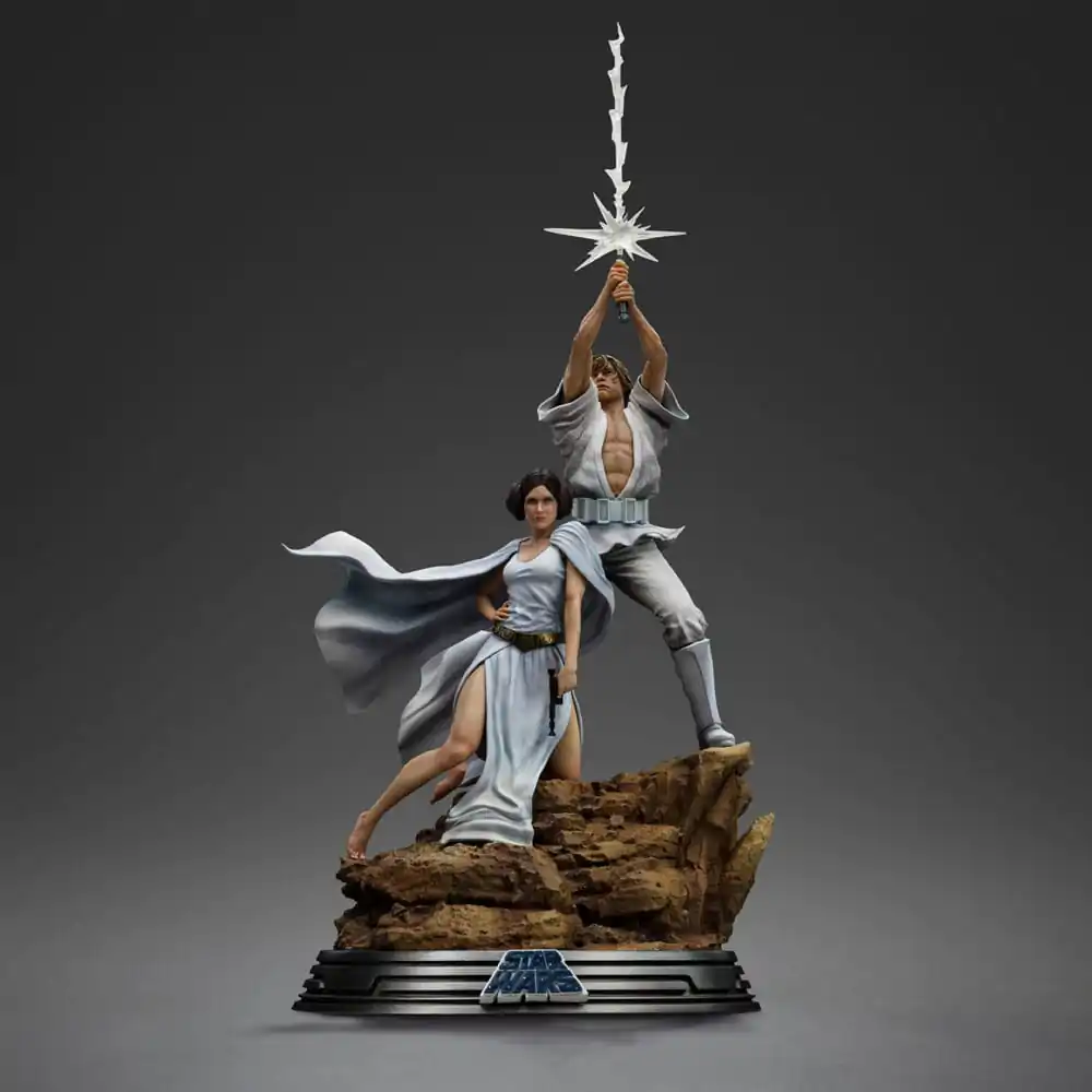 Star Wars Deluxe Art Scale Statue 1/10 Luke and Leia 41 cm product photo