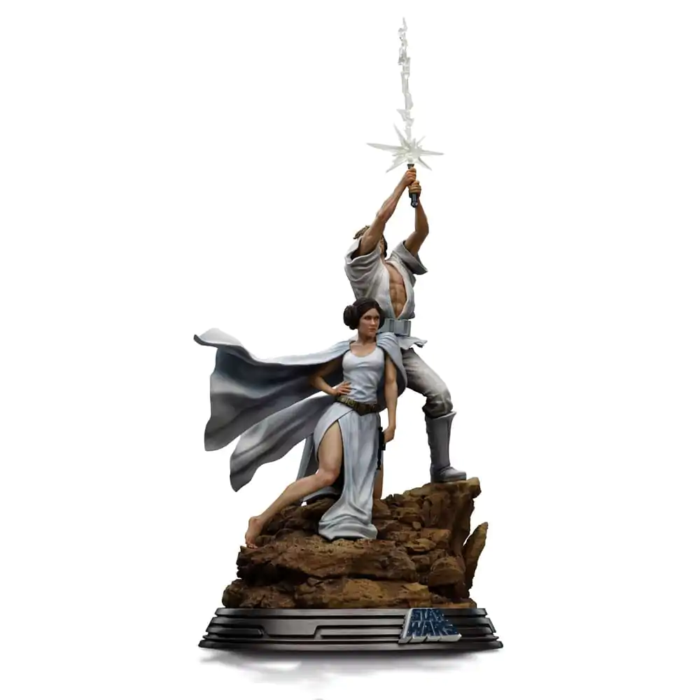 Star Wars Deluxe Art Scale Statue 1/10 Luke and Leia 41 cm product photo