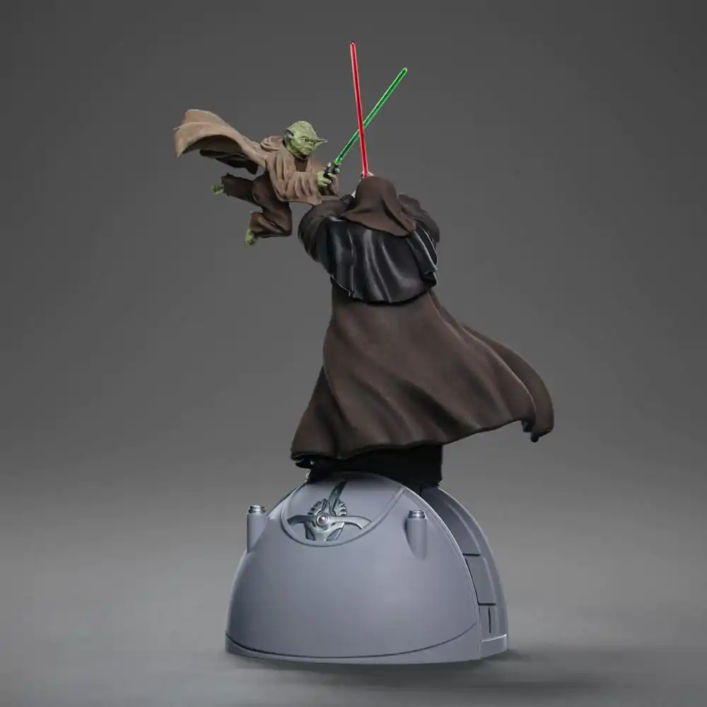 Star Wars Deluxe Art Scale Statue 1/10 Yoda vs Emperor Palpatine (CCXP Exclusive 2024) 31 cm product photo