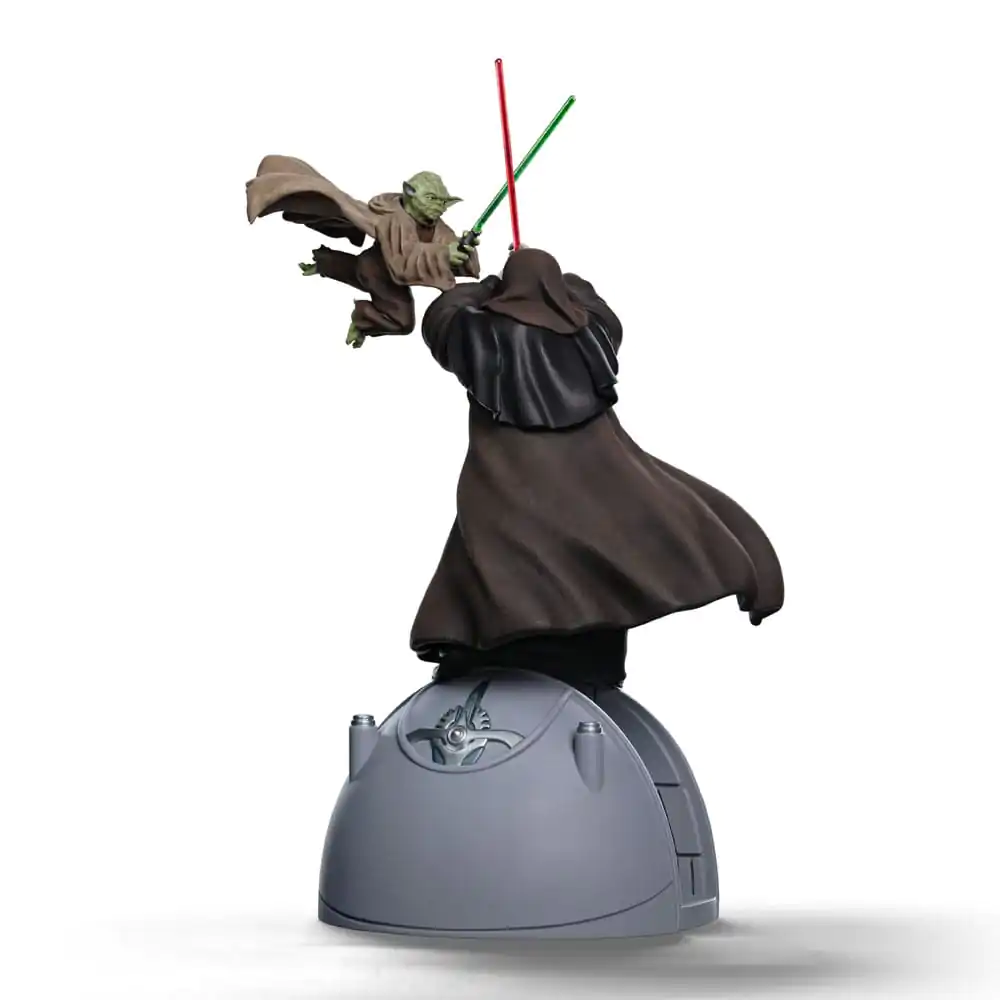 Star Wars Deluxe Art Scale Statue 1/10 Yoda vs Emperor Palpatine (CCXP Exclusive 2024) 31 cm product photo