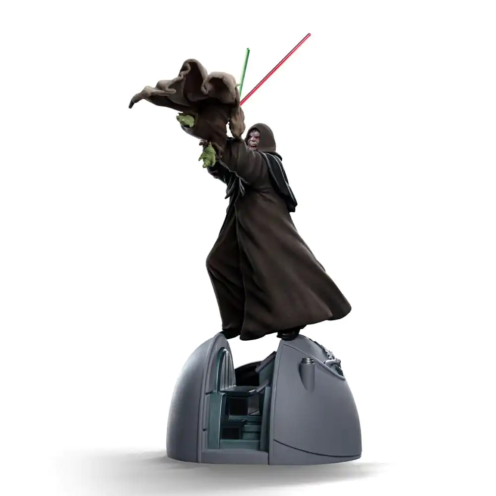 Star Wars Deluxe Art Scale Statue 1/10 Yoda vs Emperor Palpatine (CCXP Exclusive 2024) 31 cm product photo