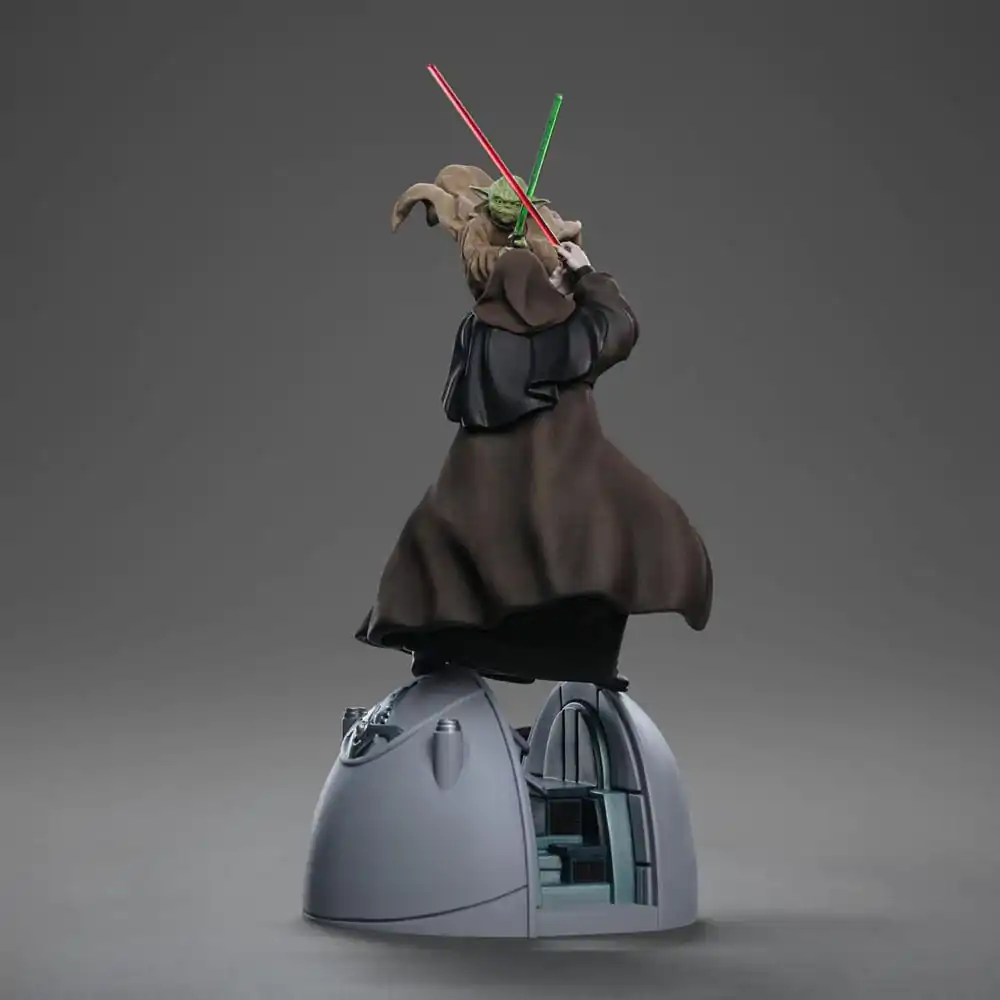 Star Wars Deluxe Art Scale Statue 1/10 Yoda vs Emperor Palpatine (CCXP Exclusive 2024) 31 cm product photo