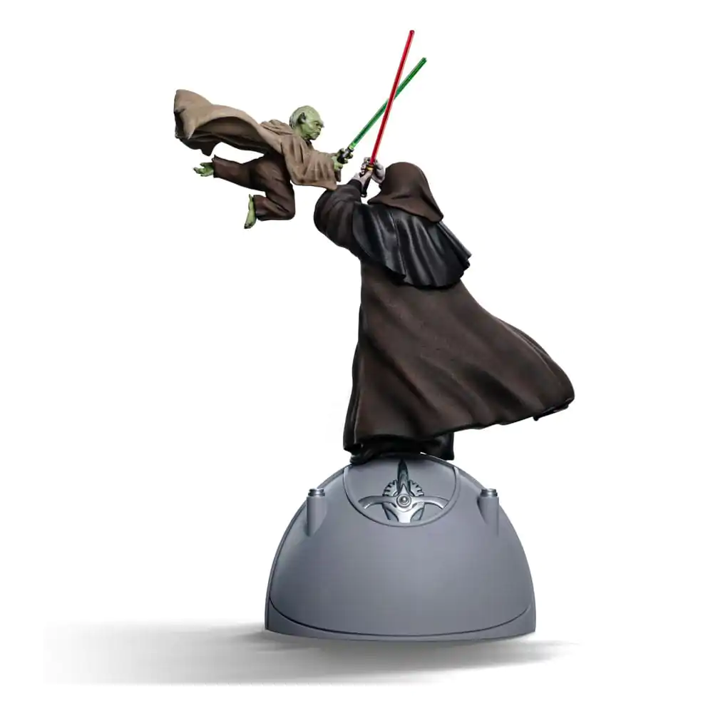 Star Wars Deluxe Art Scale Statue 1/10 Yoda vs Emperor Palpatine (CCXP Exclusive 2024) 31 cm product photo