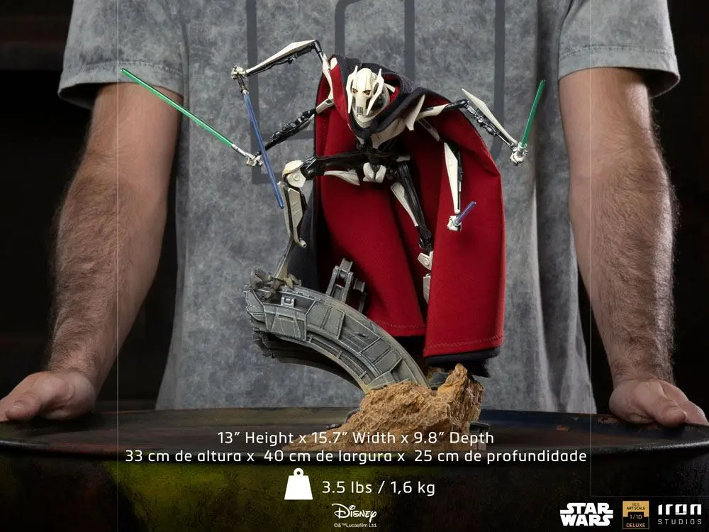 Star Wars Deluxe BDS Art Scale Statue 1/10 General Grievous 33 cm product photo