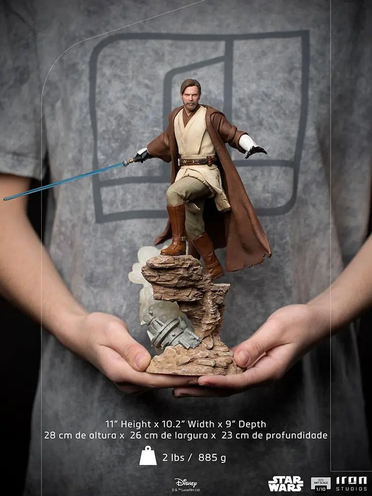 Star Wars Deluxe BDS Art Scale Statue 1/10 Obi-Wan Kenobi 28 cm product photo