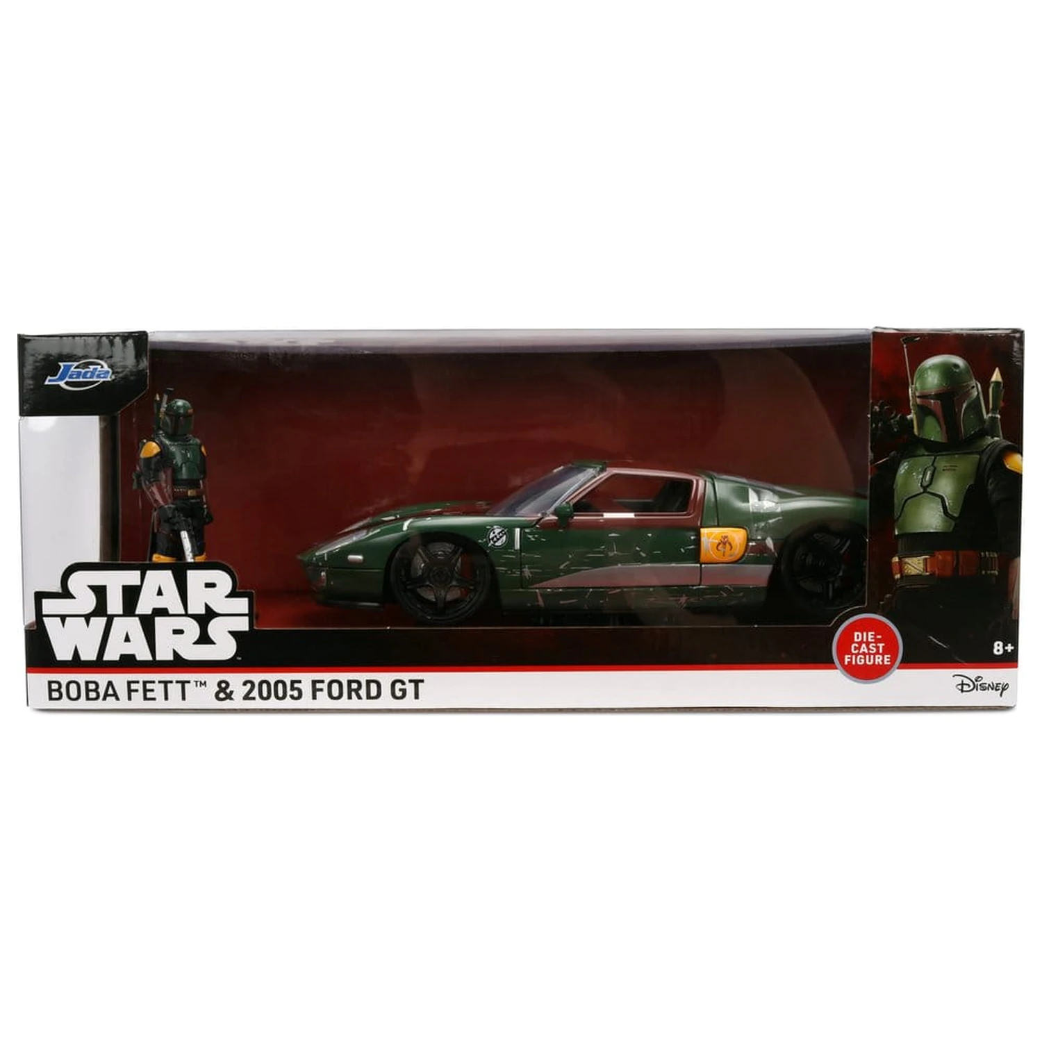 Star Wars Diecast Model 1:24 Boba Fett 2005 Ford GT product photo