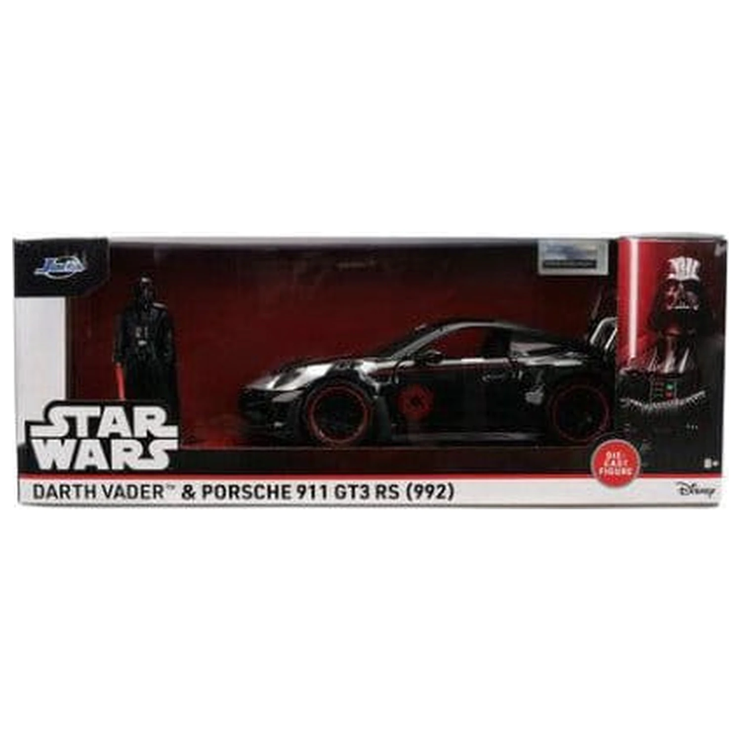 Star Wars Diecast Model 1:24 Darth Vader Porsche 911 product photo