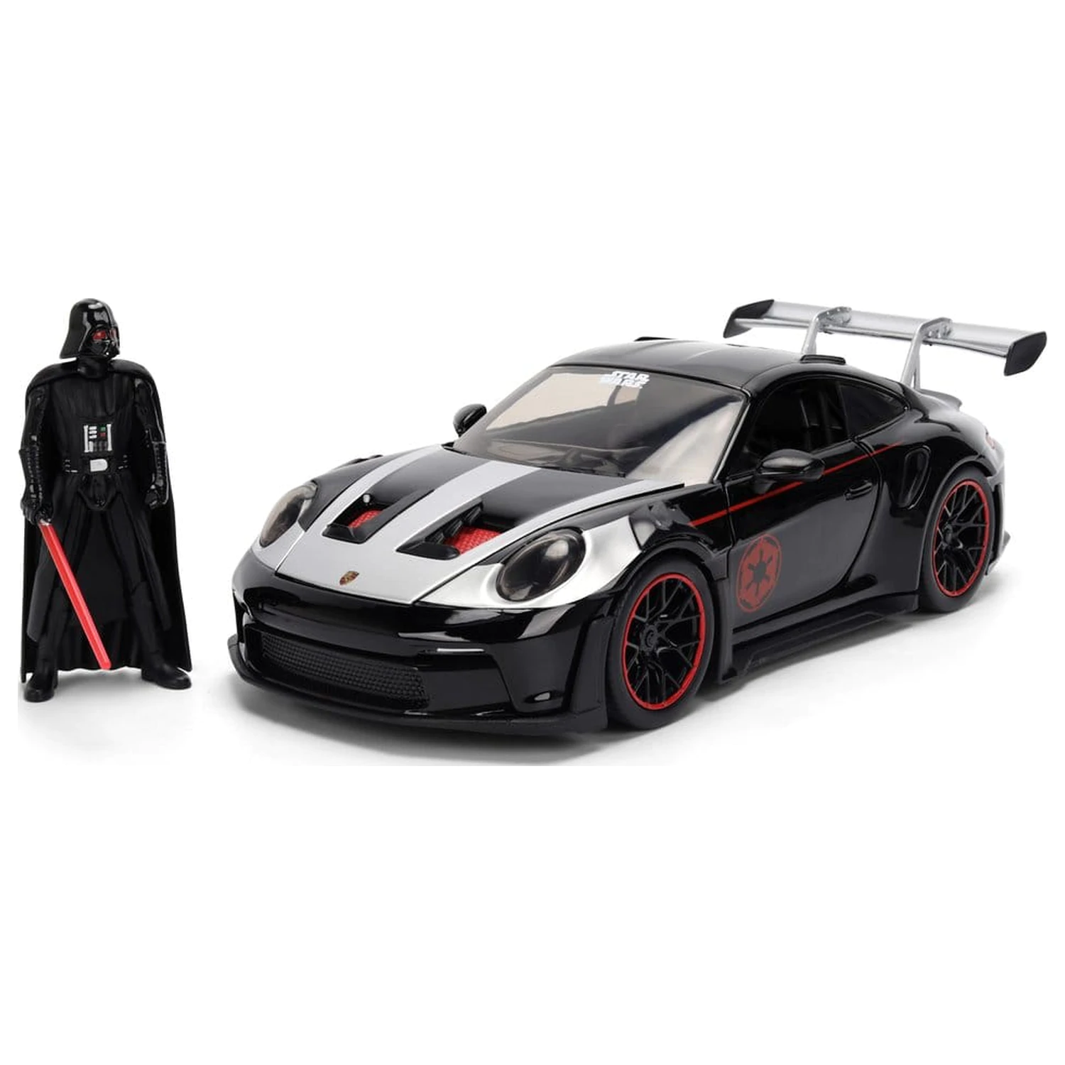 Star Wars Diecast Model 1:24 Darth Vader Porsche 911 product photo