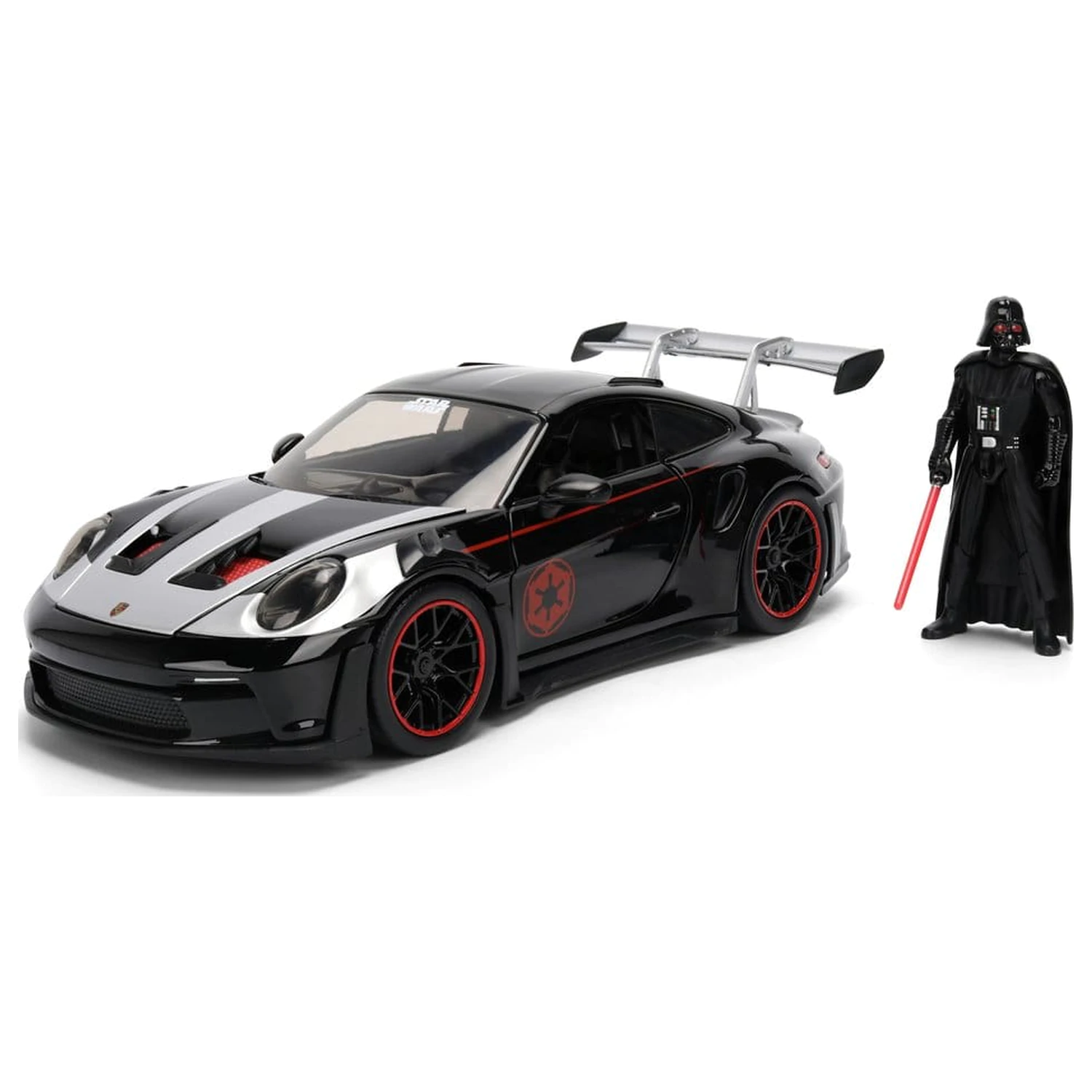 Star Wars Diecast Model 1:24 Darth Vader Porsche 911 product photo