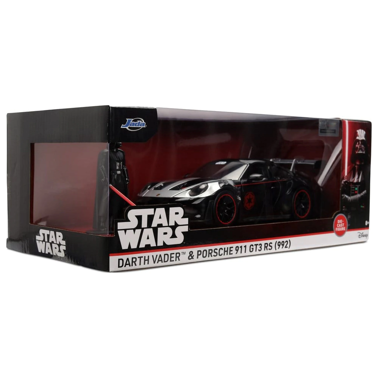 Star Wars Diecast Model 1:24 Darth Vader Porsche 911 product photo