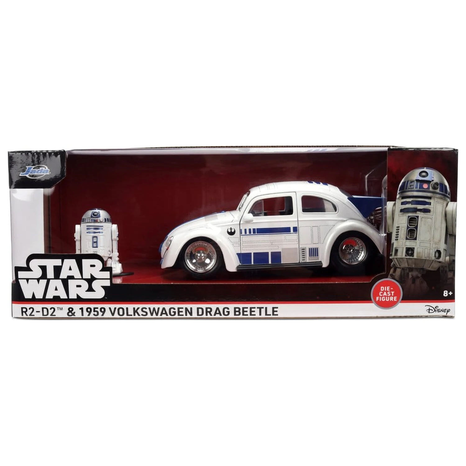 Star Wars Diecast Model 1:24 R2-D2 1959 VW Drag Beetle product photo
