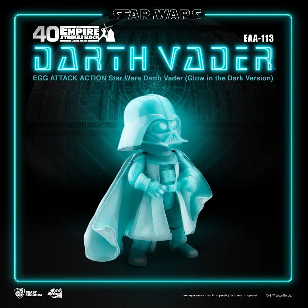 Star Wars Egg Attack Action Figure Darth Vader Glow In The Dark Ver. 16 cm product photo