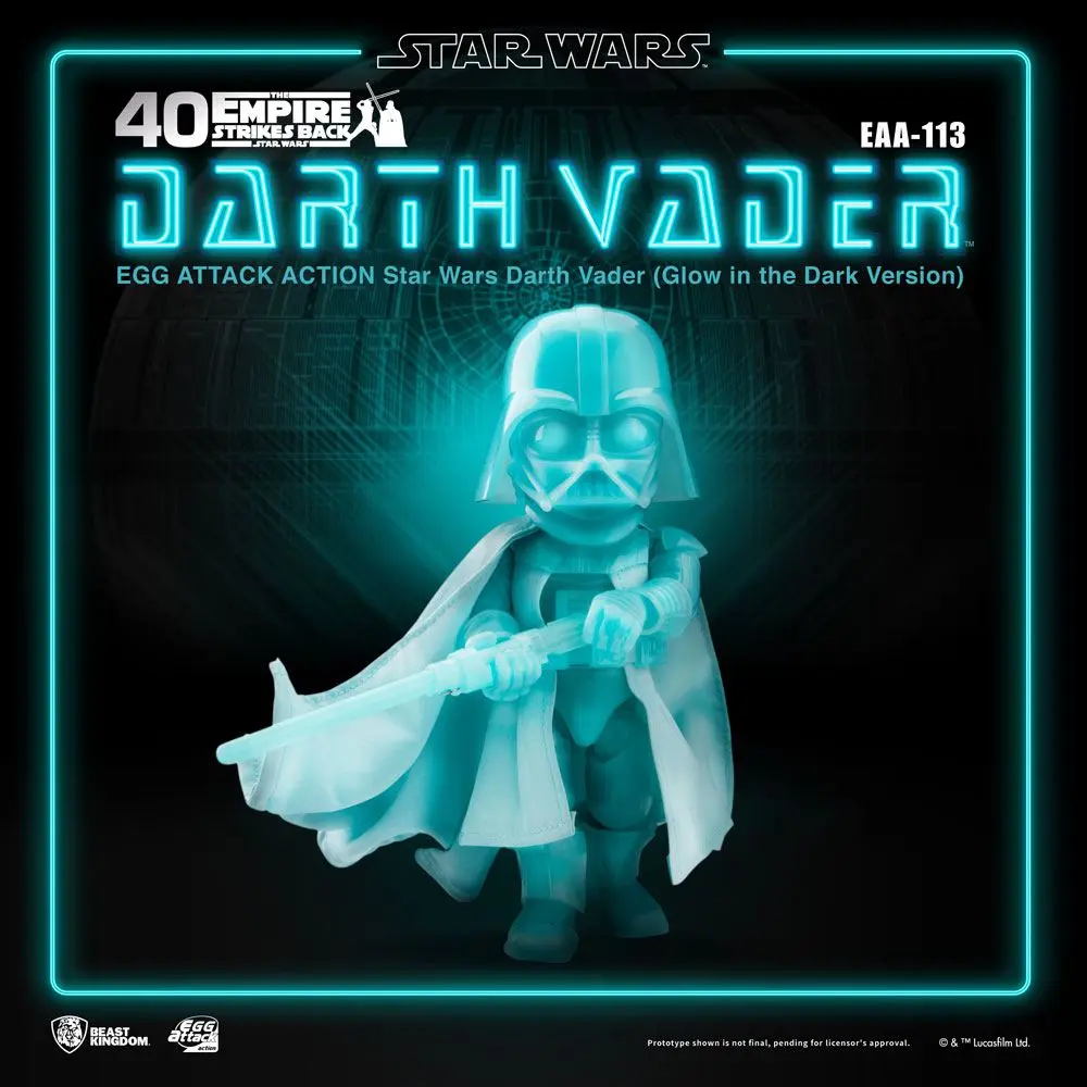 Star Wars Egg Attack Action Figure Darth Vader Glow In The Dark Ver. 16 cm product photo