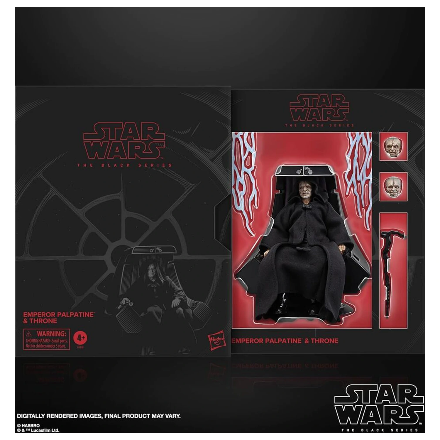 Star Wars Emperor Palpatine & Throne figure 15cm product photo