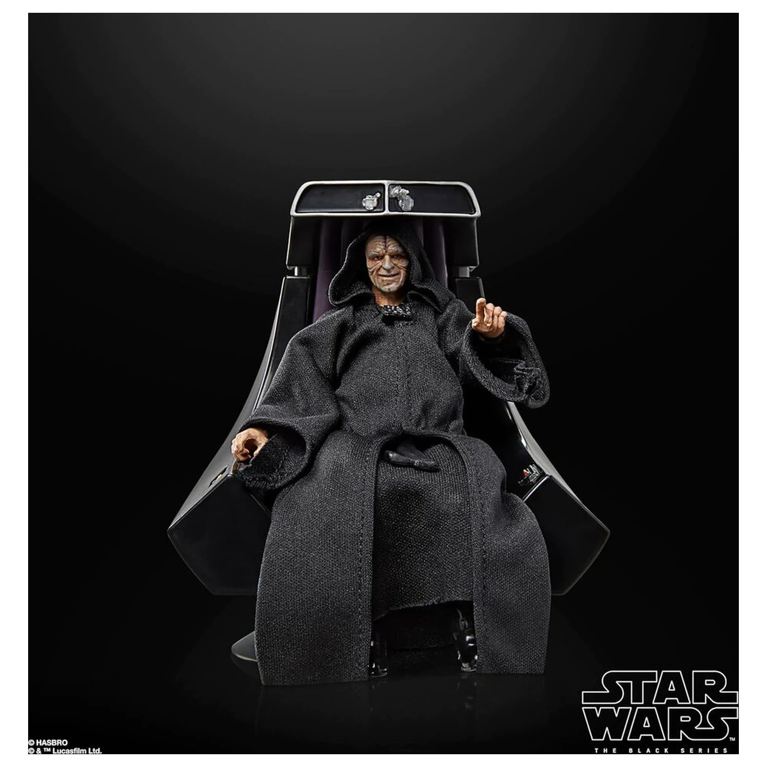 Star Wars Emperor Palpatine & Throne figure 15cm product photo