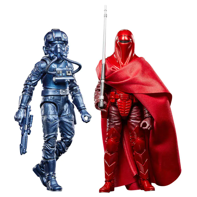 Set 2 figuras Emperor Royal Guard &amp; Tie Fighter Pilot Return of the Jedi Star Wars product photo