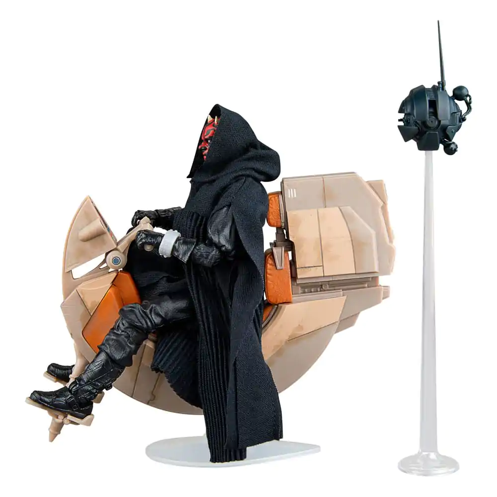 Star Wars Episode I Black Series Vehicle with Action Figure Darth Maul & Sith Speeder SDCC 2024 product photo