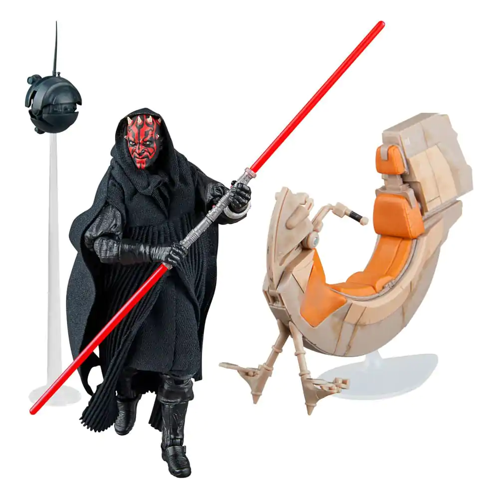 Star Wars Episode I Black Series Vehicle with Action Figure Darth Maul & Sith Speeder SDCC 2024 product photo