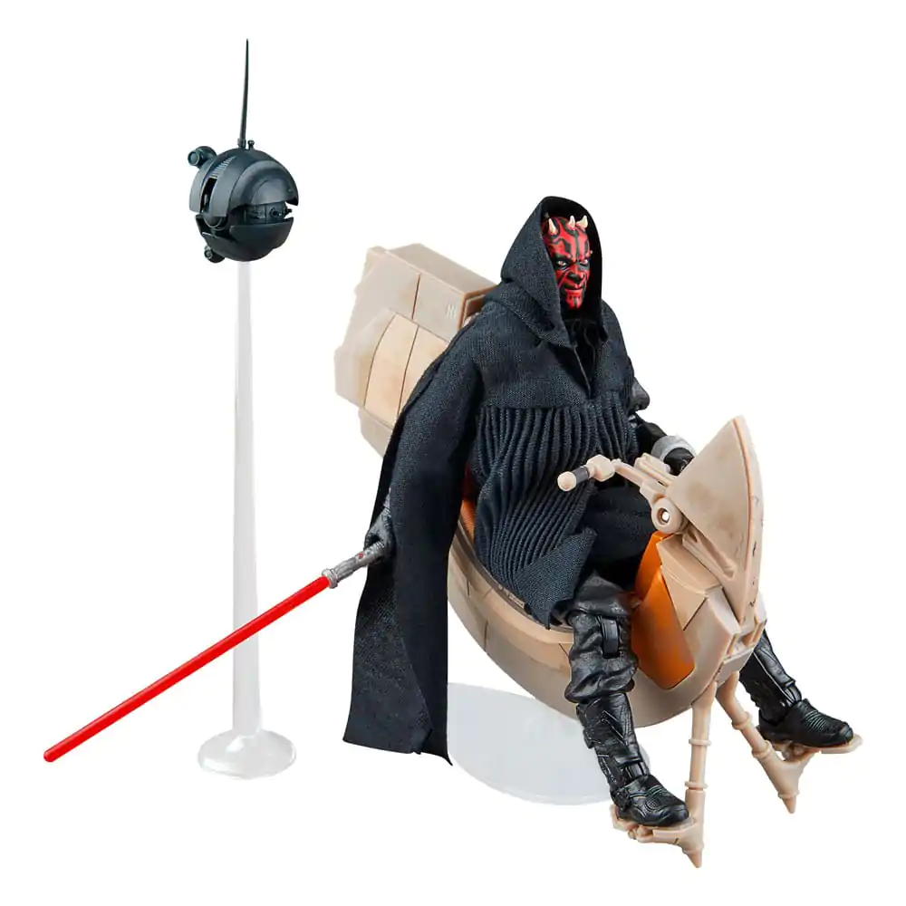 Star Wars Episode I Black Series Vehicle with Action Figure Darth Maul & Sith Speeder SDCC 2024 product photo