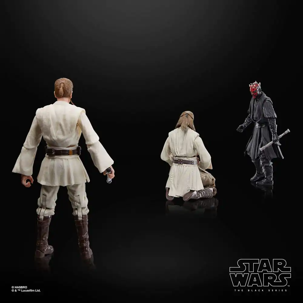 Star Wars Episode I Black Series Action Figure 3-Pack Qui-Gon Jinn, Darth Maul, Obi-Wan Kenobi 15 cm product photo