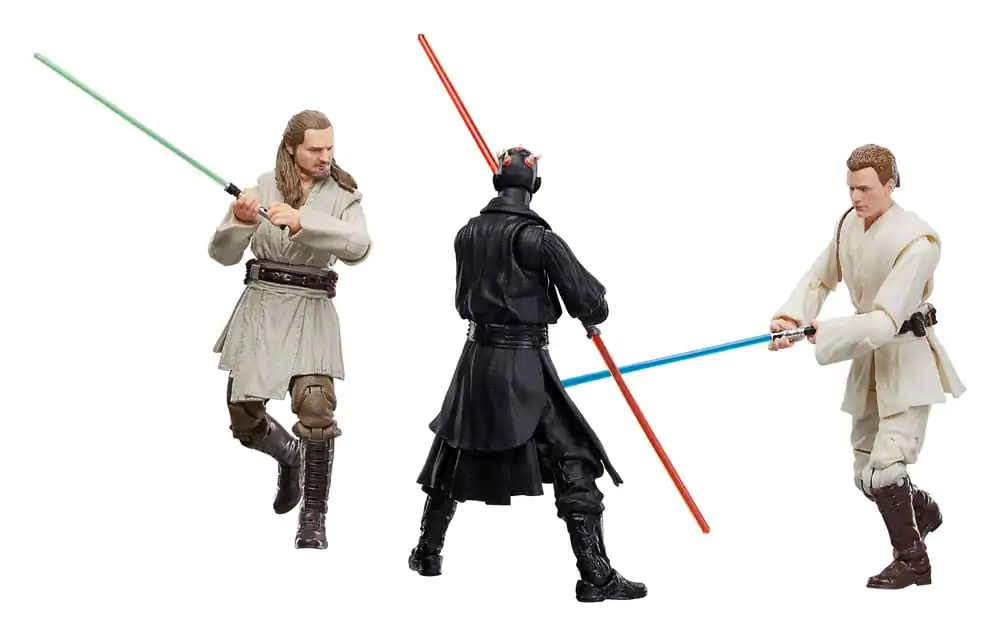 Star Wars Episode I Black Series Action Figure 3-Pack Qui-Gon Jinn, Darth Maul, Obi-Wan Kenobi 15 cm product photo