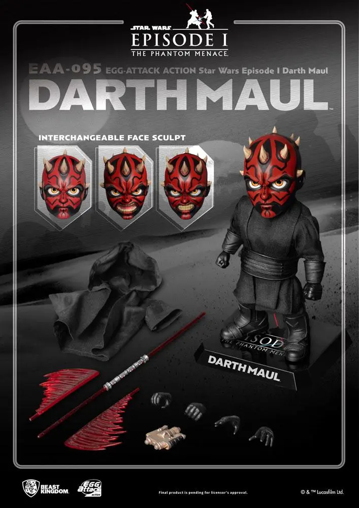 Star Wars Episode I Egg Attack Action Figure Darth Maul 16 cm product photo