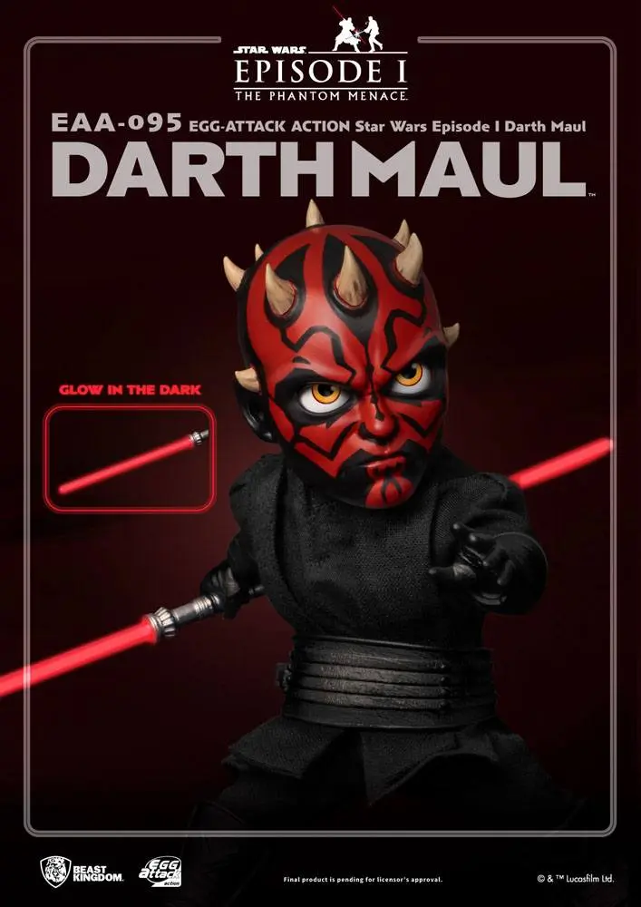 Star Wars Episode I Egg Attack Action Figure Darth Maul 16 cm product photo