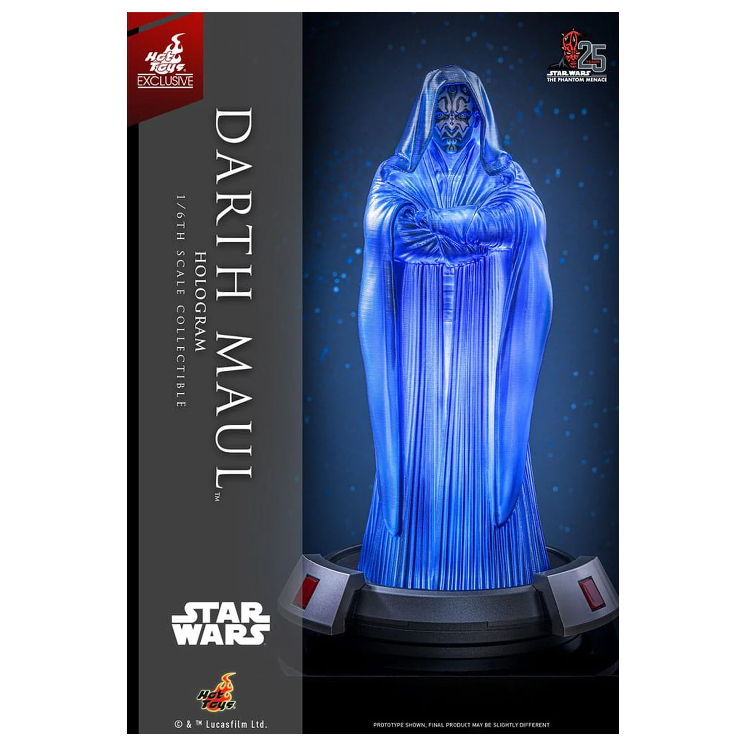 Star Wars Episode I Figure 1/6 Darth Maul Hologram Hot Toys Exclusive 30 cm product photo