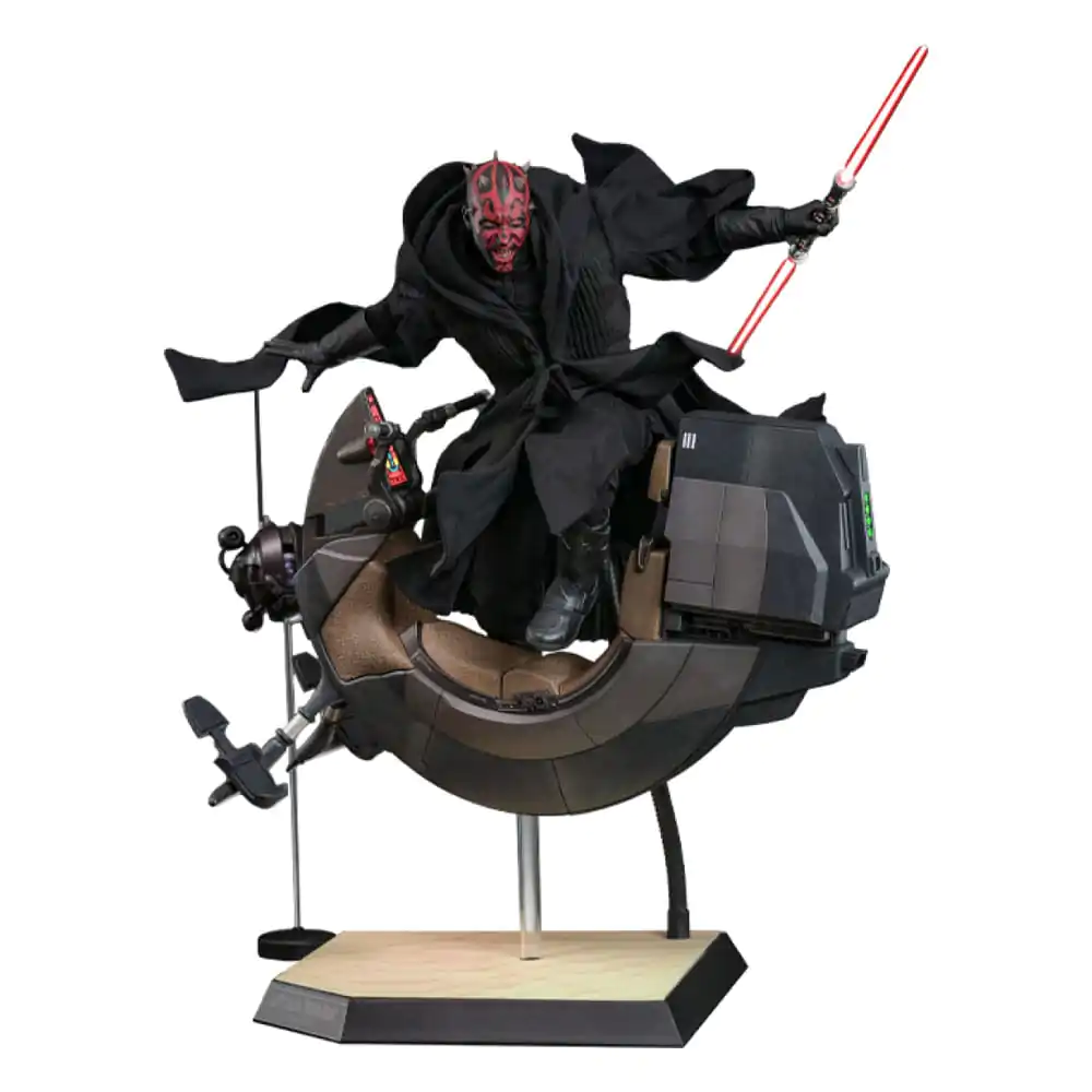 Star Wars Episode I Movie Masterpiece Action Figure 1/6 Darth Maul with Sith Speeder 29 cm product photo